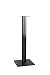Produktbild Boxenständer Quadra aus Quadratrohr Lautsprecherhalter in schwarz LxBxH ca. 250 x 250 x 663 mm Boxenauflagefläche 150x150 mm und der Fußplatte 250x250 mm