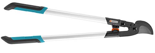 détail Coupe-branches à lames franches à crémaillère 780B Comfort de GARDENA : sécateur à lames franches pour bois frais jusqu'à 42 mm de diamètre, 78 cm de longueur, puissance renforcée de 40 % (8778-20)
