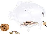 Carlo Milano Deko XL Sparschwein aus glas, 21 cm - 5