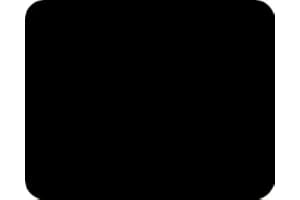 PEARL GLASS Medium Glass Worktop Saver - Black - 40 x 30cm