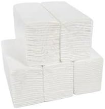 White Soft Embossed Luxury C Fold 2 Ply Paper Hand Towel Manufactured in UK (150)