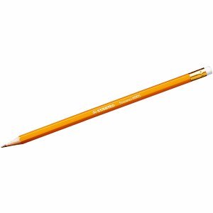 Preisvergleich Produktbild 12 x Stabilo Bleistift mit Radierer Swano HB gelb
