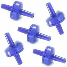 SN Aquatic Non-Return Blue Colour Check Valve Oxygen System Aquarium Fish Tank Air Pump Accessories 5PCS/Set