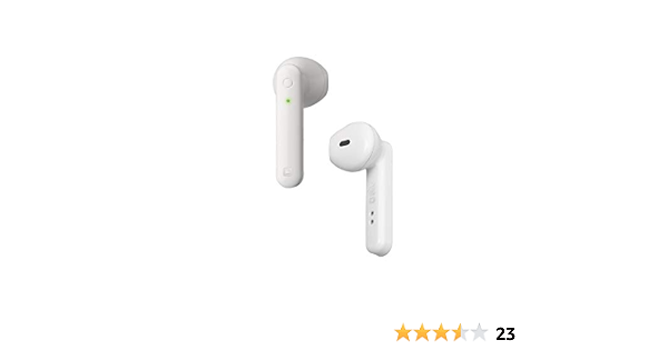 SBS Cuffie Bluetooth senza fili in Ear – Cuffie wireless con durata di 2,5  ore, microfono e custodia di ricarica inclusa – Twin Buds – Cuffie wireless  in bianco per Apple iPhone –