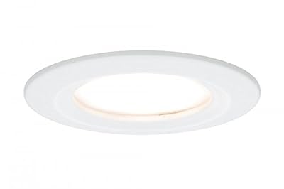 Paulmann 938.70 Coin slim IP44 LED encastrable rond Blanc 6,8 W Lot de 3 Intensité variable IP44
