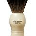 Shaving kit - Ivory Pure Badger shaving brush, Short handle double edge safety razor with X2 packs wilkinson sword razors