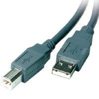 Vivanco USB 2.0 Kabel 3.0m Typ A Stecker - Typ B Stecker grau