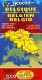 Image de BELGIE: WEGENKAARTEN