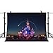 Price comparison product image PHMOJEN 7x5ft Disneyland Backdrop Castle Night Scenery Photography Background Themed Wedding Party Photography YouTube Twitter Backdrop Props GEPH004