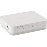 D-Link GO-SW-5G 5 Port Gigabit Easy Desktop Switch UK Model, White