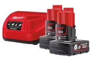 KIT 2X BATTERI 12V | MILWAUKEE | Modell 4933451903 | 6,0 AH