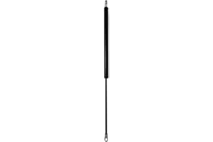 Ruspela Vérin à gaz hydraulique pour couvercle - 500 mm - Distance entre les centres : 200 mm - Pression : 100 N - Noir (connecteur plat)