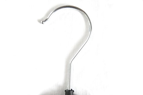 Kunststoff Kleiderbügel, schwarz, NA 38, 20 Stück - 2