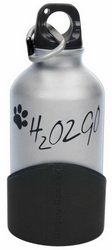 Kapimex H2O2GO, Borraccia 350 ml, Colore: Argento