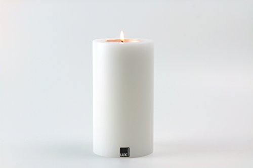 SiN! Teelichthalter Trend White – 12cm ∅ – Teelichthalter in Kerzenform (Höhe 20cm) - 3