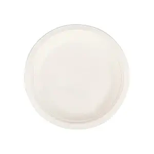 e kysa basics Disposable Bagasse Plates, 7 inches, Set of 25 pcs - Beige