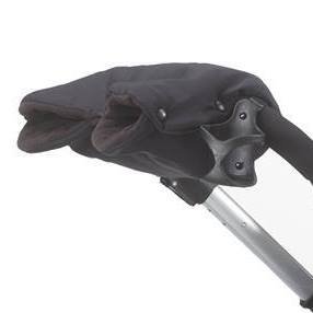 Mee-Go Black Fleece Lined Universal Pushchair Handmuff