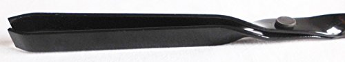 Grillzange – Kohlenzange – Kaminzange – Scherrenzange – Metall – schwarz – 35 cm - 3