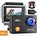 Price comparison product image APEMAN A77 Action Cam 4K WiFi 16 MP Underwater 30 m Waterproof Black