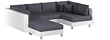 Unsere Couch lässt sich mit wenigen Handgriffen in ein gemütliches Schlafsofa verwandeln, da der freistehende Hocker beliebig positioniert werden kann
