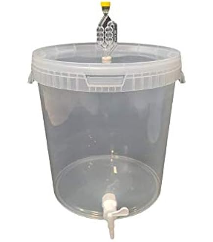 Sil2018 Récipient Fermentation 20L - Seau Bière/Vin Avec Sil2018 Récipient Fermentation 20L - Seau Bière/Vin Avec