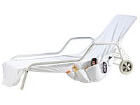PEARL 2in1-Strandtasche & Liegetuch aus flauschigem Frottee - 9