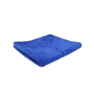 Shopperszen Microfibre Car Cleaning Cloth 350 GSM/ Multipurpose Cloths - Automotive Microfibre Towels for Car& Bike Cleaning, Polishing, Washing & Detailing(Pack of 1) (Blue)