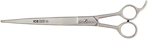 TAMSCO Barber Scissor/Groomer with Rest 10.5-Inch Stainless Steel Ice Tempered Beveled Edge Straight