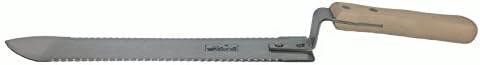 Apiformes Metal Entdecklungs Knife with Dual-Sided Serrated Bent Tip Entdecklungs Banana Connectors | Honey Harvest | Honey Bee/Beekeeper Beekeeping Supplies