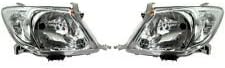 HILUX HEADLIGHT HEADLAMP LAMP 2004>12 NEW PAIR LEFT/RIGHT Mk6 Vigo CLEAR LENSE