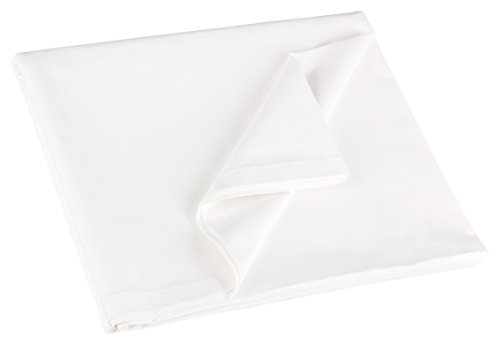 ZOLLNER® klassisches Betttuch / Bettlaken / Haustuch weiß ohne Gummizug 250x150 cm aus 100% Baumwolle, in weitern Größen erhältlich, direkt vom Hotelwäschespezialisten, Serie "22400"