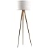 Zuiver 5000806 Floor Lamp Tripod, holz, wei&szlig;