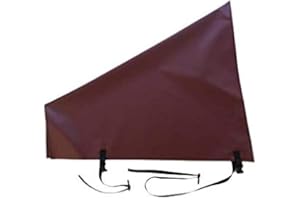 BAGS AND COVERS DIRECT LIMITED Caravan Tow Hitch Cover Heavy Duty UV Stabilised With Straps (Burgundy)