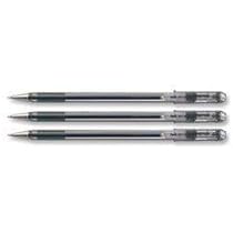 Pentel SuperB Boligrafo De Bola - Punta Fina 0.7mm - Trazo 0.35mm - Tinta Con Base De Aceite - Color Negro