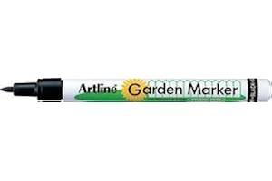 Artline Garden Marker Ek-780,Black Ink 0.8Mm Waterproof Write On Any Surface