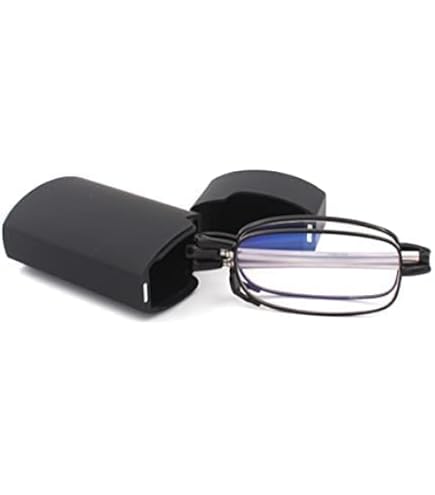 Hubeye 4 Paia Occhiali Da Lettura Ultraleggeri Montatura Trasparente Anti Luce Blu Con Custodia In Pelle Per Uomo E Donna 1.00 - Foto 10