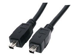 World of Data - Cable firewire de World of data de 2m (4-4) - calidad premium - 4 pines a 4 pines ieee - 1394 - ilink - video - videocámara - dv - 400 - macho a macho