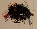 UFS Fishing Flies Blob Lure Flies Pack of 8 (Claret Bumble)
