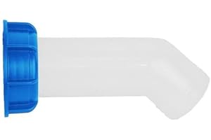 Bradas IBC końcówka odpływowa zbiornik na wodę z nakrętką złączkową S60x6 IBCSPOUT2 6348