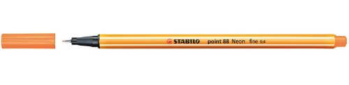 Stabilo 150699 Filzstift Point 88, 0.4 mm, orange