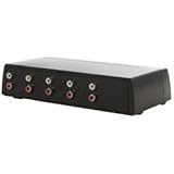 4 Port RCA Audio Switch - Manual Switching (BY CABLES 4 ALL)