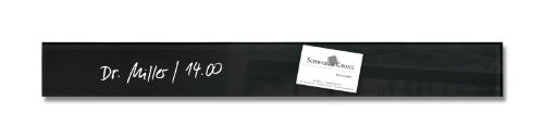 Sigel GL137 Glas-Magnetboard / Magnetleiste artverum schwarz 6,5 x 55 cm - weitere Farben