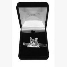 Drums Tie Slide, Nice Wedding Gift, Comes Boxed