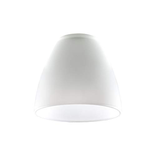 Set of 3 Beautiful White Frosted Glass Replacement Light Shades