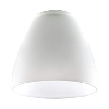 Set Of 3 Beautiful White Frosted Glass Replacement Light Shades
