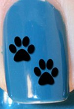 Paw Prints Nail Decals by YRNails