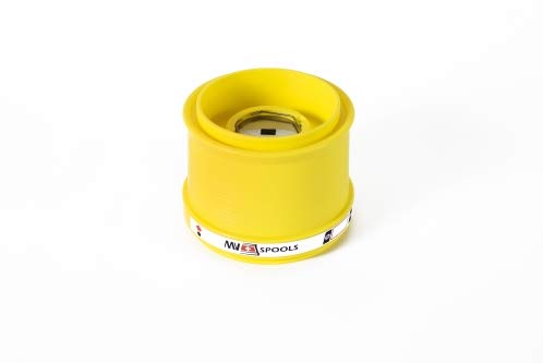 Mv Spools Bobinas y Accesorios compatibles con Carrete Shimano Aero technium xsc (Amarillo, 0.14/300m-0.16/250m-0.18/220m)