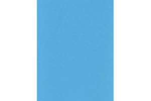 4ABOXES LTD A4 Coloured Papers 80gsm Arts Craft Sheets Bright Pastel Neon Laser Inkjet Printers 50 Sheets (Bright Blue)