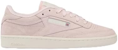 Reebok Donna Club C 85 Sneaker, Chalk/PUREPINK/Alabastro, 42 EU