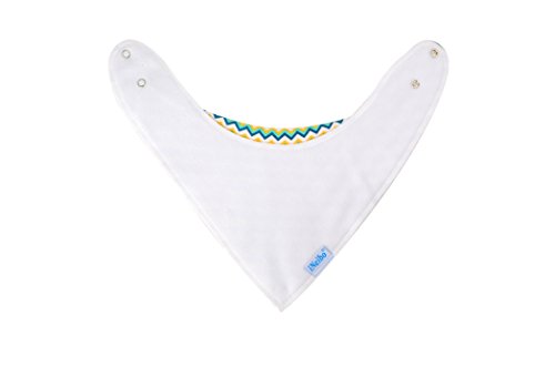 iNeibo Baby Dreieckstuch Lätzchen Spucktuch Mit Druckknöpfen, 100% saugfähige und weiche Baumwolle Halstücher, Multifunctional, Wasserdichte TPU Auskleidung für 0-3 Jahre (Unisex) - 8